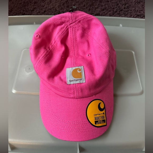Carhartt Other - Carhartt Fuchsia Cap with Logo Patch